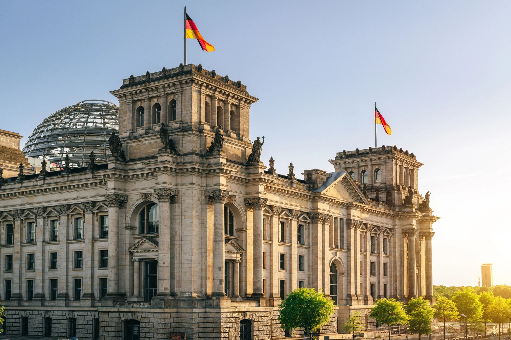 Reichstag building in Berlin